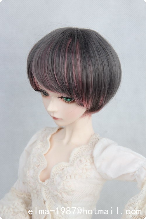 pink and grey short wig for bjd-02.jpg